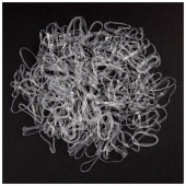 109378 Резинки для волос прозрачные ' Идеальная' , 250шт