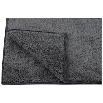 109439 Тряпка для пола из микрофибры M-09 'Рыжий кот', серый, размер 50х60см-2