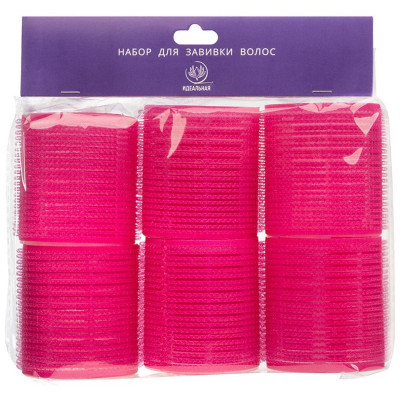 109505 Набор для завивки волос (бигуди 12шт, зажимы 12шт)-4