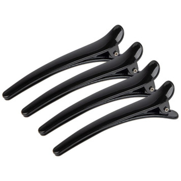 109560 Набор зажимов для волос, черные, 4 шт
