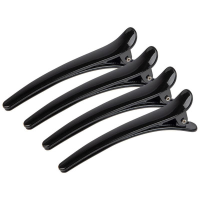 109560 Набор зажимов для волос, черные, 4 шт