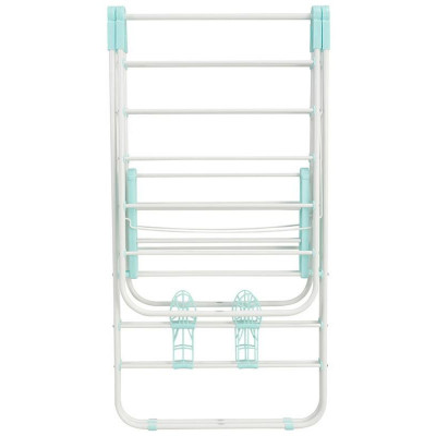 109603 Сушилка для белья CD-03 'Рыжий кот' напольная двухуровневая с держателями для обуви 133х50х92см-2