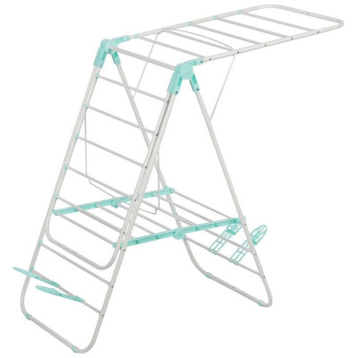 109603 Сушилка для белья CD-03 'Рыжий кот' напольная двухуровневая с держателями для обуви 133х50х92см-4