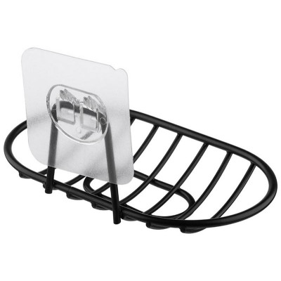 109752 Мыльница подвесная овальная BLACK 'Рыжий кот' 14.3х8.5х2.5см-2