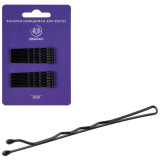 109810 Заколки-невидимки для волос, черные ' Идеальная' (20шт)