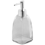 109839 Дозатор для жидкого мыла 350мл (стекло) серый