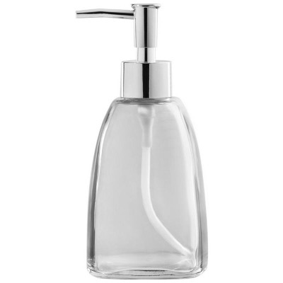 109839 Дозатор для жидкого мыла 350мл (стекло) серый-1