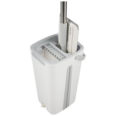 109965 Швабра для пола Helper с насадкой из микрофибры и ведром с механизмом отжима 'Рыжий Кот'-6