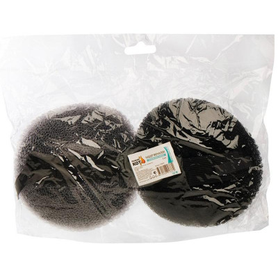 110079 Набор мочалок (спонжей) 'Рыжий Кот' BW (2шт, 12см) черный-3