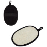 110080 Мочалка массажная BW 'Рыжий Кот', 11x16см, черный