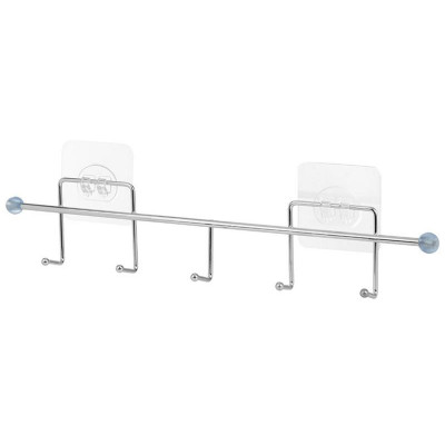 110760 Вешалка с 5 крючками BASIC хром