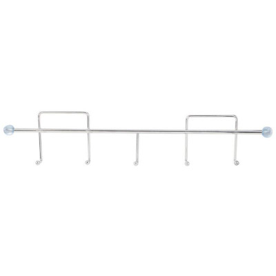 110760 Вешалка с 5 крючками BASIC хром-2