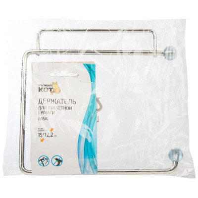 110761 Держатель для туалетной бумаги BASIC хром-2