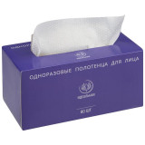 110909 Одноразовые полотенца для лица, 80шт.