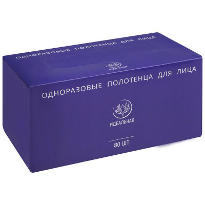 110909 Одноразовые полотенца для лица, 80шт.-3