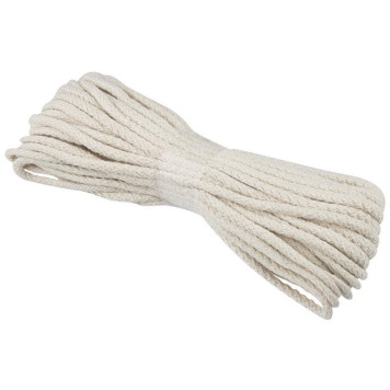 110933 Шнур хлопковый плетено-вязаный, d6мм (20 метров)-1