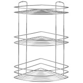 111178 Полка угловая 3-ярусная BASIC, хром