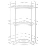 111179 Полка угловая 3-ярусная WHITE, белый