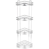 111181 Полка угловая 4-ярусная BASIC, хром