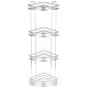 111181 Полка угловая 4-ярусная BASIC, хром