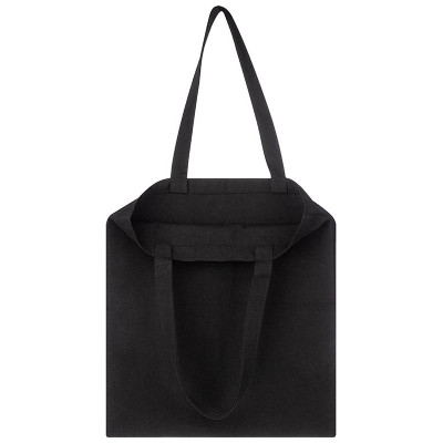 111444 Сумка-шоппер, без застежки, черная-1