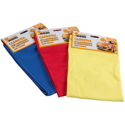 280102 Салфетка из микрофибры для стекла 'Рыжий кот' СМ-05