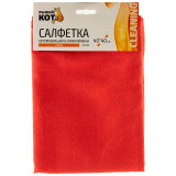 280103 Салфетка из микрофибры 'Замша' 'Рыжий кот' СМ-06