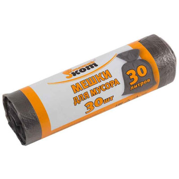 310101 Мешки для мусора 'Рыжий кот', 30л (30шт/рул) черные