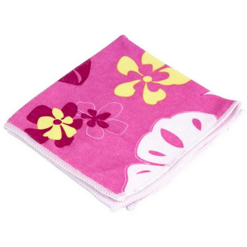 310210 Салфетка из микрофибры M-04P с рисунком (розовая), размер: 30х30см-1