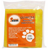 310216 Салфетка вискозная универсальная 'Рыжий кот' размер 30х30см (5шт)