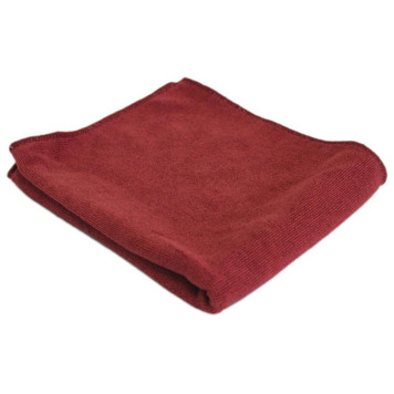 310228 Тряпка для пола из микрофибры M-02F 'Рыжий кот', бордовый, размер 40х50см