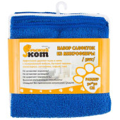 310238 Набор из 5-ти салфеток из микрофибры MFS-01/5 'Рыжий кот', размер 30х30см