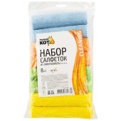 310271 Набор салфеток из микрофибры 8шт MFS-05/8, размер 30х30см