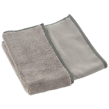 310278 Салфетка из микрофибры M-10 двухсторонняя Leonord, размер 23х30см-1