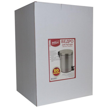 310432 Ведро для мусора 20л круглое DBM-01-20 Рыжий кот-1