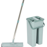 310459 Швабра для пола с насадкой из микрофибры и ведром Clean hands