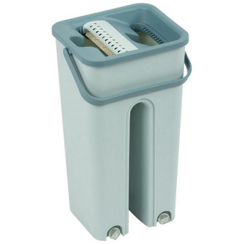 310486 Швабра для пола с насадкой из микрофибры и ведром Clean hands beige Рыжий кот-2