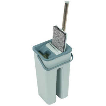 310486 Швабра для пола с насадкой из микрофибры и ведром Clean hands beige Рыжий кот-5