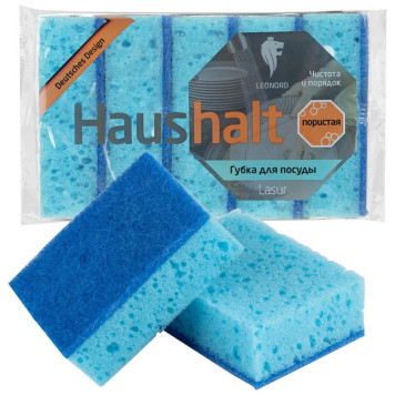 310574 Губка д/посуды 'Lasur' Leonord (5шт)