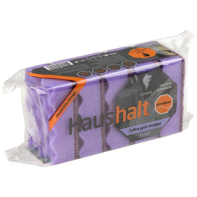 310575 Губка д/посуды 'Relief' Leonord (5шт)-4