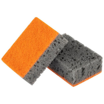 310579 Губка д/посуды 'Orange Stripe' (5шт) (98х67х35мм) 'Рыжий кот'-1