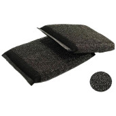 310585 Губка абразивная для сильных загрязнений с металлизированной нитью (2шт)