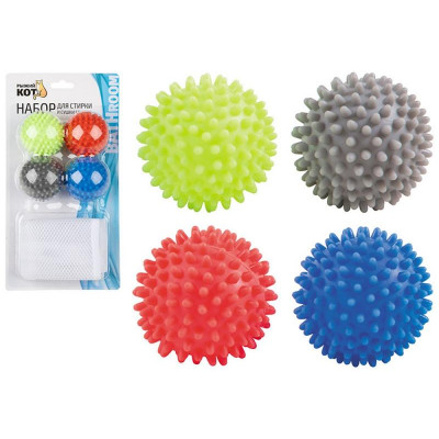 311118 Набор для стирки и сушки белья WL: 4 шарика для стирки и сушки WB*4 и мешок для стирки WMB-002