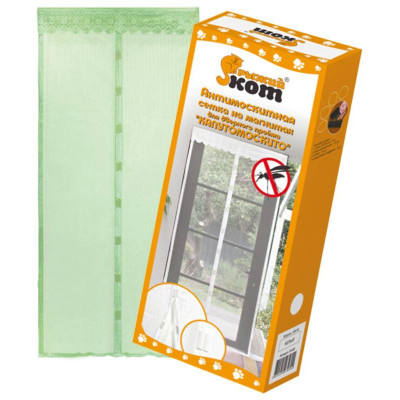 311252 Сетка антимоскитная на магнитах ' Капутомоскито' KM-G (100x210см, зелёный)-1
