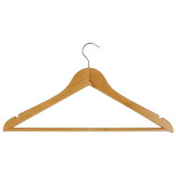 311362 Вешалка деревянная W2-P с перекладиной (эконом) 'Рыжий кот'