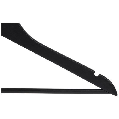 311381 Набор вешалок деревянных с перекладиной 'Рыжий кот' (5шт) цвет черный-3