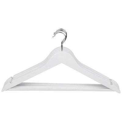 311382 Набор вешалок деревянных с перекладиной 'Рыжий кот' (5шт) цвет белый-1