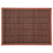 312350 Салфетка сервировочная из бамбука BM-05, цвет: тёмно-коричневый, подложка: EVA