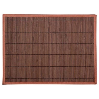 312350 Салфетка сервировочная из бамбука BM-05, цвет: тёмно-коричневый, подложка: EVA