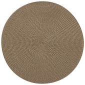 312365 Салфетка сервировочная плетеная PPW-03 d38см 'Рыжий кот' бронза